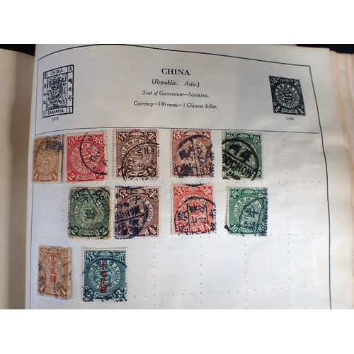 500 - A COLLECTION OF POSTAGE STAMPS, A FEW IMPERIAL CHINESE Victorian and later GB and others, in a 'The ... 