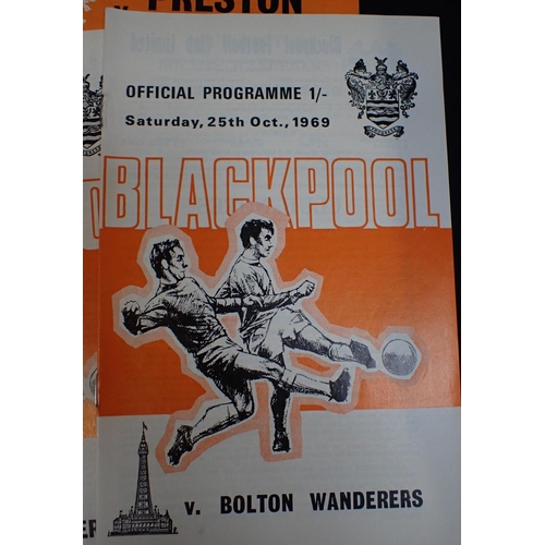 524 - TWENTY-SEVEN NORTHERN FOOTBALL PROGRAMMES c.1960s, including Liverpool v. Sheffield Wednesday 1966