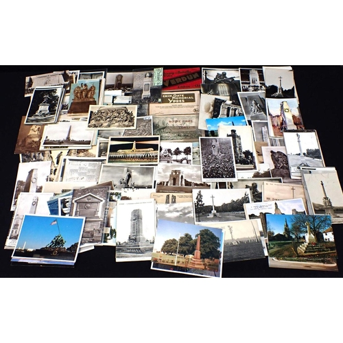 527 - A COLLECTION OF BRITISH AND MEMORIAL POSTCARDS