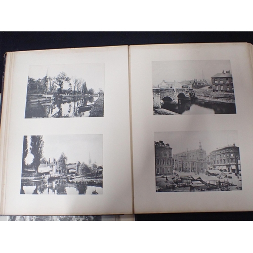 550 - AN ALBUM CONTAINING SOME VIEWS OF DORCHESTER Dorset, with other views of Norwich, St Albans etc, 19t... 