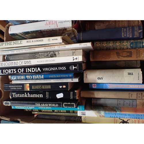 606 - A QUANTITY OF BOOKS ON WORLD TRAVEL places and history