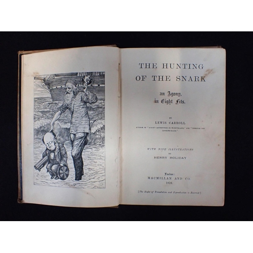 559 - LEWIS CARROLL, THE HUNTING OF THE SNARK 1st edition, Macmillan, London, 1876, illustrations by Henry... 