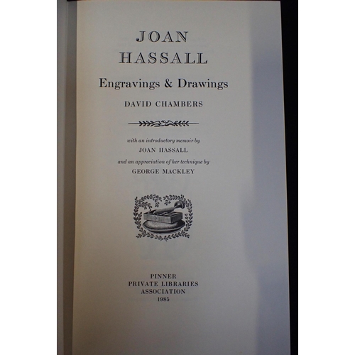 562 - DAVID CHAMBERS: JOAN HASSALL Engravings & Drawings, Private Libraries Association 1985, with Brian A... 