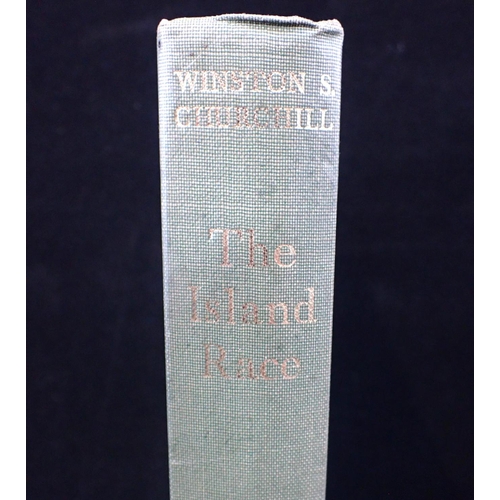 572 - CHURCHILL, WINSTON S., 'THE ISLAND RACE' published by Cassell & Co, London 1964, green cloth binding