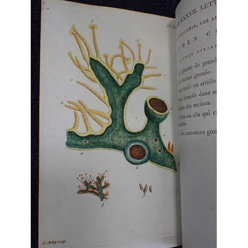 572a - J.J. ROUSEAU: 'RECUEIL DE PLANTES COLORIEES POUR SERVIR A L'INTELLIGENCE DES LETTRES ELEMENTAIRES SU... 