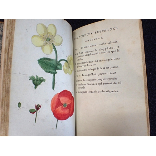 572a - J.J. ROUSEAU: 'RECUEIL DE PLANTES COLORIEES POUR SERVIR A L'INTELLIGENCE DES LETTRES ELEMENTAIRES SU... 