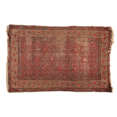 62 - A CAUCASIAN RUG

of bold geometric design, the rectangular field with triangular stripes containing ... 