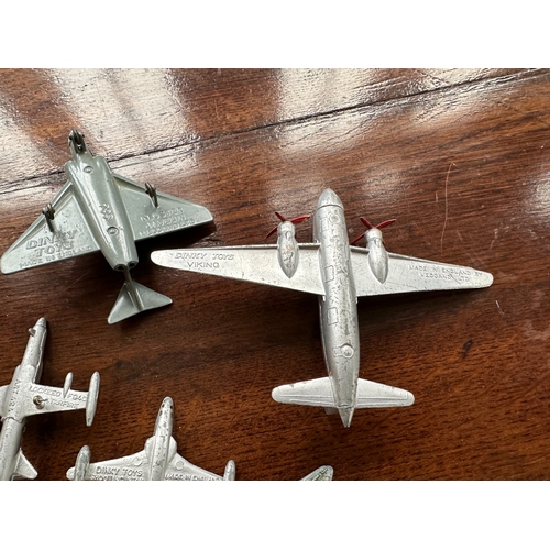 422b - A COLLECTION OF MECCANO/DINKY DIE CAST MILITARY AIRCRAFT (a collection)