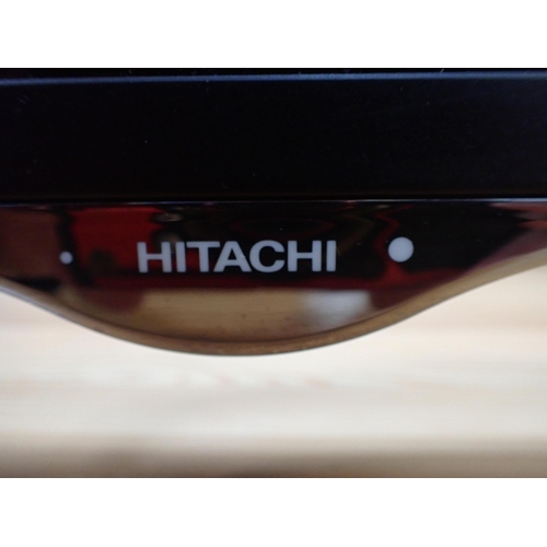 163 - A LARGE HITACHI FLAT SCREEN TELEVISION V18LOO157