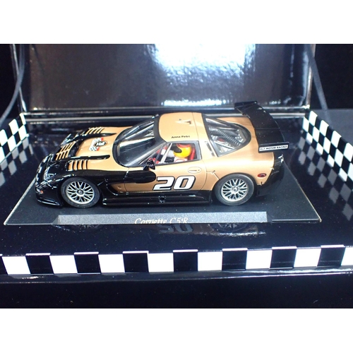 251 - A FLY CAR MODEL - MARCOS LM600 together with an H&T Racing model - Corvette C5R, both boxed (2)