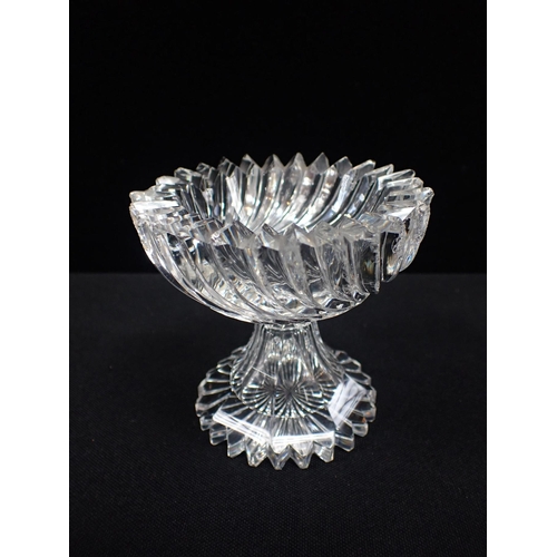 336 - A SET OF EIGHT CUT GLASS CONDIMENT DISHES together with four cut glass salts and small glass trays