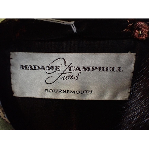 40 - TWO VINTAGE FUR COATS including a mink coat by 'Madame Campbell Furs, Bournemouth' (2)