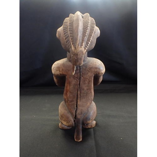 406 - A WEST AFRICAN BAULE FIGURE 34cm high