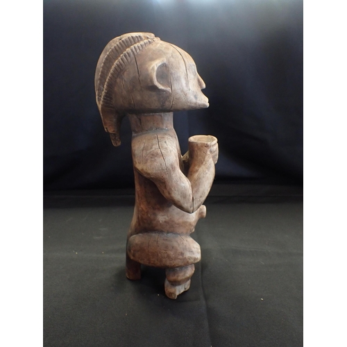 406 - A WEST AFRICAN BAULE FIGURE 34cm high