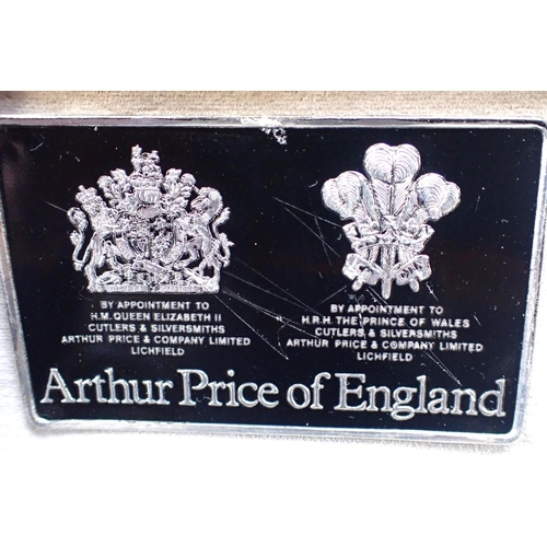 431 - AN ARTHUR PRICE SILVER-PLATED CANTEEN cased