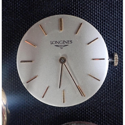 494 - A LONGINES WRISTWATCH WITH BATON NUMERALS a/f