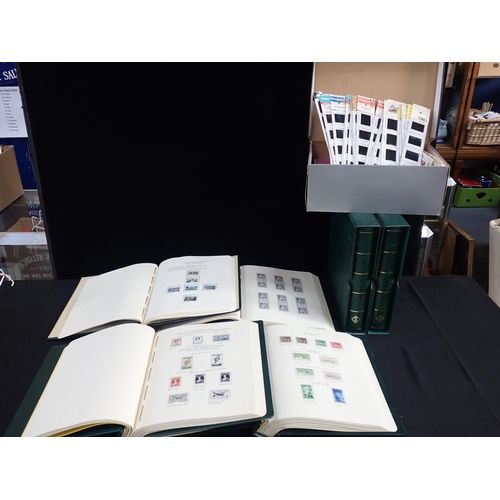 574a - A QUANTITY OF STAMPS with some slides