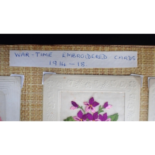 594 - A COLLECTION OF EDWARDIAN AND LATER POSTCARDS advertising, shipping, WWI embroidered, greetings, com... 