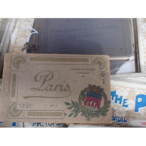 598 - A QUANTITY OF 'THE PLAY PICTORIAL' circa 1910 - 1915, a musical photo album (pages missing), old tic... 