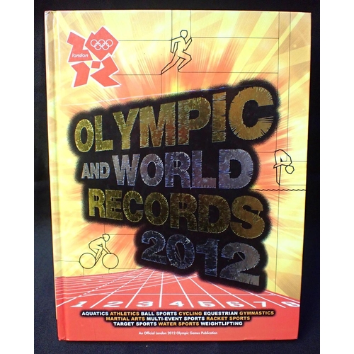 602 - 'OLYMPIC AND WORLD RECORDS 2012', SIGNED BY USAIN BOLT Kier Radnedge, Official London 2012 Olympic G... 