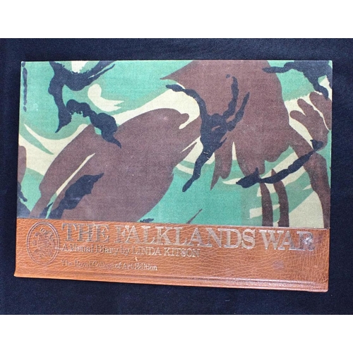 603 - THE FALKLANDS WAR - LINDA KITSON LIMITED EDITION. signed copy number 46 (damage to fore edge first p... 