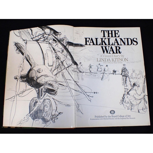 603 - THE FALKLANDS WAR - LINDA KITSON LIMITED EDITION. signed copy number 46 (damage to fore edge first p... 