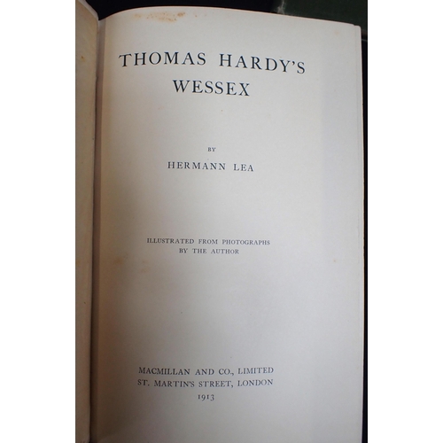 605 - A HANDBOOK TO THE WESSEX COUNTRY OF THOMAS HARDY'S NOVELS AND POEMS illustrated, introduction by Her... 