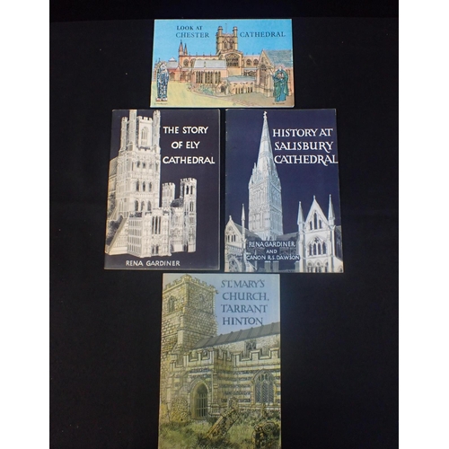 608 - GARDINER, RENA - FOUR ECCLESIASTICAL PUBLICATIONS - 'SALISBURY CATHEDRAL', 'ELY CATHEDRAL', 'CHESTER... 