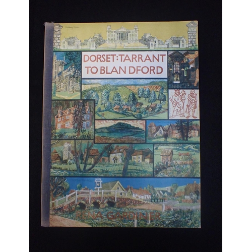 612 - GARDINER, RENA, 'DORSET: TARRANT TO BLANDFORD' published 1970, paperback with cloth bound spine