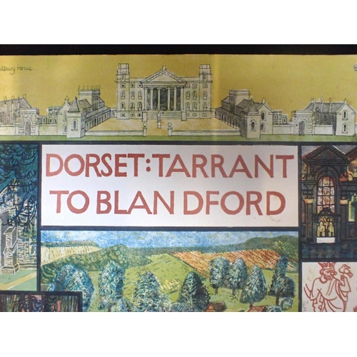 612 - GARDINER, RENA, 'DORSET: TARRANT TO BLANDFORD' published 1970, paperback with cloth bound spine