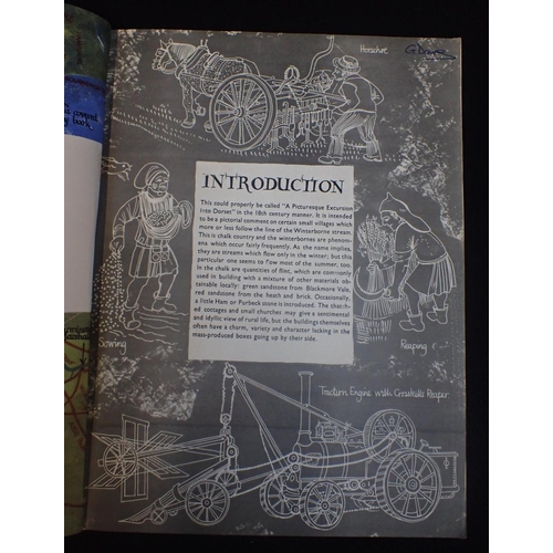 613 - GARDINER, RENA, 'DORSET: THE EAST WINTERBORNE VALLEY' published 1968, paperback with cloth bound spi... 