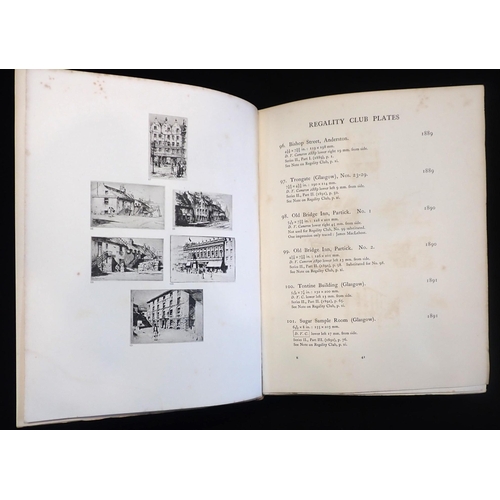 615 - D.Y. CAMERON, AN ILLUSTRATED CATALOGUE OF HIS ETCHED WORK WITH INTRODUCTORY ESSAY and DESCRIPTIVE NO... 