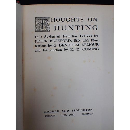 617 - CHARLES SIMPSON: THE HARBORO' COUNTRY and CHARLES SIMPSON: LEICESTERSHIRE AND ITS HUNTS both 1st edi... 