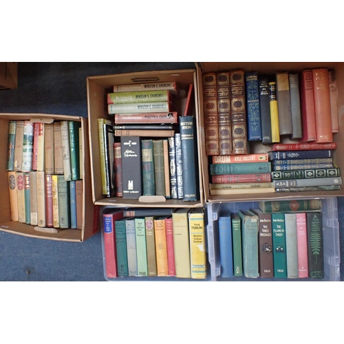 625 - A QUANTITY OF MIXED BOOKS including Cassell's romance of famous lives, Folio society John Buchan vol... 