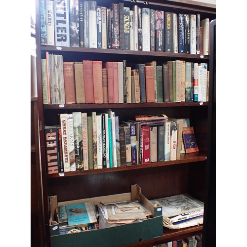 638 - A QUANTITY OF MILITARY INTEREST BOOKS AND EPHEMERA biographies, history, wartime pamphlets, manuals,... 