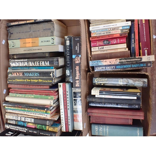 640 - THEATRE/FILM; A COLLECTION OF BOOKS including film review annuals, biographies, actor's directories ... 