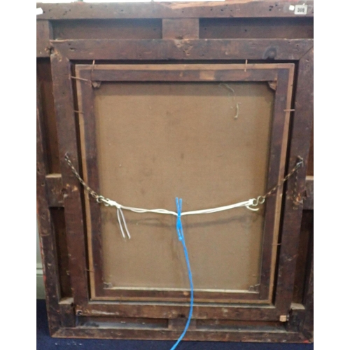 642 - HEINRICH MAX,1847-1900: 'LIBERTY...'- A NUN IN A GARDEN with a bird cage, oil on canvas 79 x 63cm, i... 