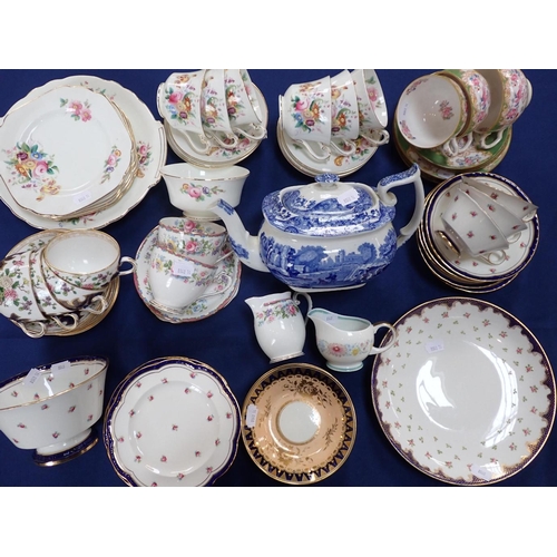 119 - A COALPORT 'JUNETIME' PART TEA SET Minton part tea set, and other tea ware