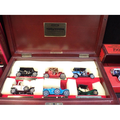 221 - A COLLECTION OF 'MODELS OF YESTERYEAR' VEHICLES boxed, including cased presentation models, and two ... 