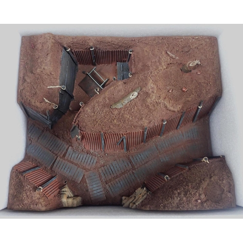 229 - W BRITAIN WORLD WAR 1 BRITISH TRENCH SECTIONS No.1-5 51014 Infantry Trench with Sniper Pit, 51015 In... 