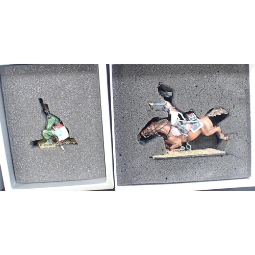 279 - FIRST LEGION NAPOLEONIC MODELS NAP0249, NAP0244, NAP0278, with Tom Gunn Miniatures NAP002B RHA Rocke... 