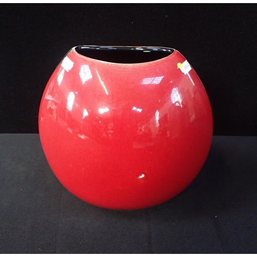 403 - POOLE POTTERY: A LARGE 'MOSAIC' PURSE VASE 26cm high