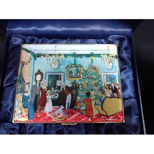 563 - A COLLECTION OF HALCYON DAYS ENAMEL BOXES to include commemorative ware and The Nutcracker box (6)