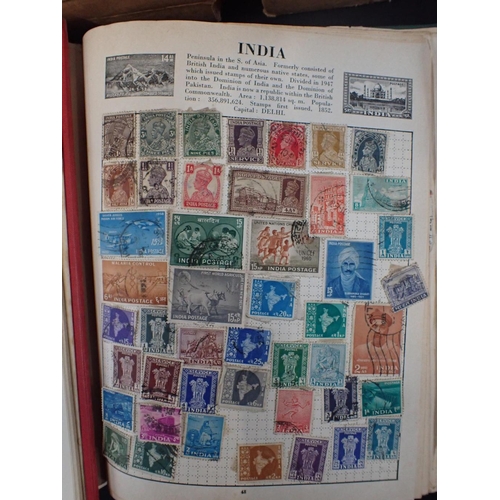 590 - A MISCELLANEOUS COLLECTION OF STAMPS AND CIGARETTE CARDS including a 'Windsor' Great Britain album, ... 