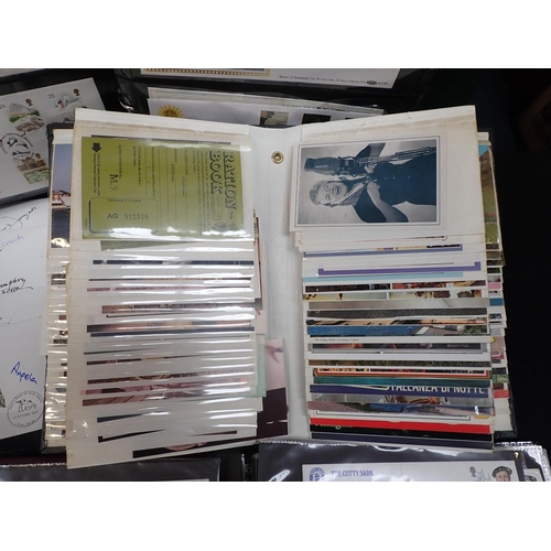 592 - A QUANTITY OF POSTCARDS AND 1ST DAY COVERS