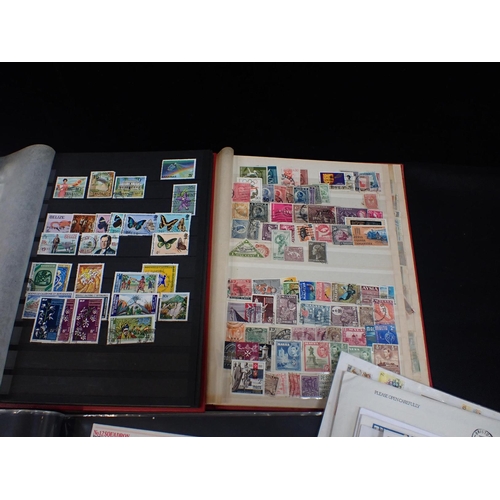 597 - A COLLECTION OF BRITISH STAMPS AND COINS