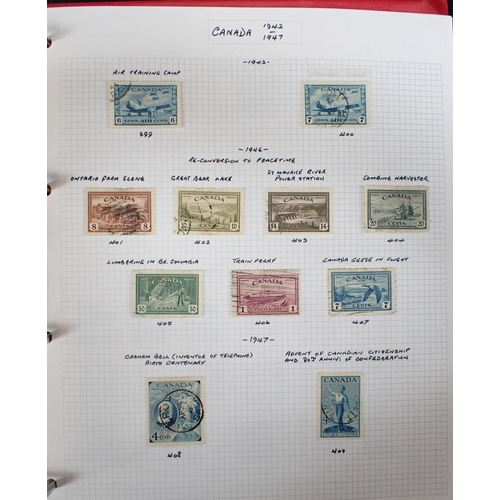 605 - A QUANTITY OF CANADIAN STAMPS including 19th Century