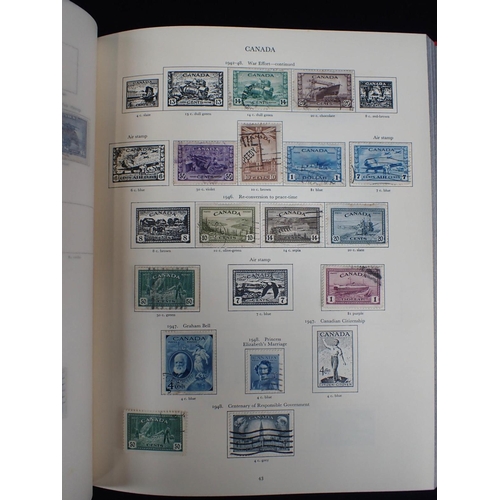 607 - THE KING GEORGE VI STAMP ALBUM British Commonwealth Issues, Edward VIII and George VI (one album)