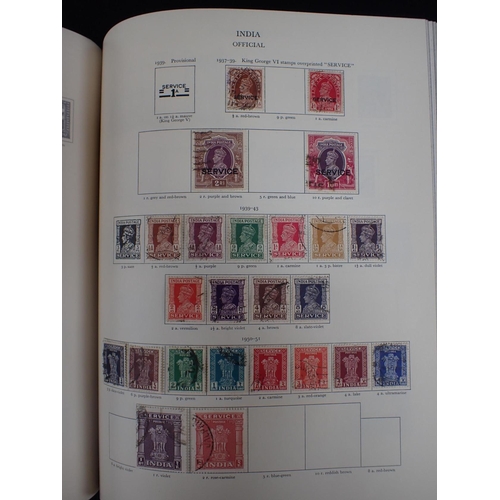 607 - THE KING GEORGE VI STAMP ALBUM British Commonwealth Issues, Edward VIII and George VI (one album)