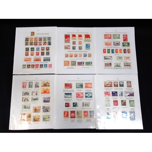 610 - A FOLDER OF CHINESE STAMPS